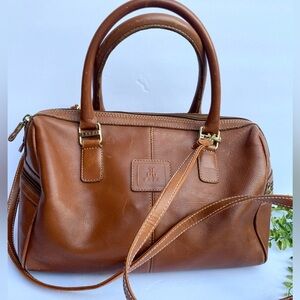 Baza Brown Leather Satchel